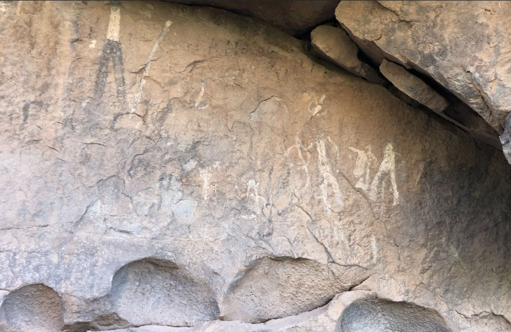 Rock Art Tells Ancient Stories in Hueco Tanks near El Paso, Texas 